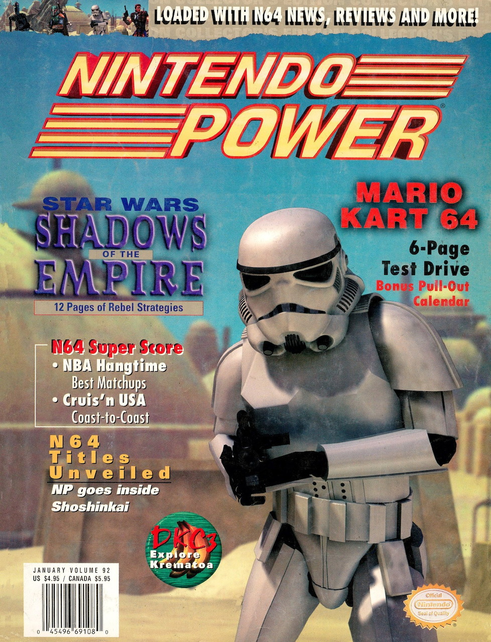Nintendo Power Star Wars Cover