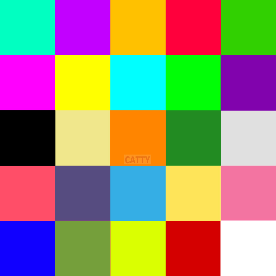 Colorful Grid of Squares