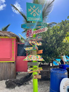 Tropical Beach Signpost