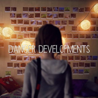 Girl Facing Photo Wall