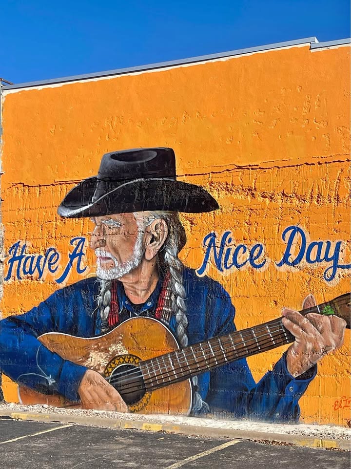 Willie Nelson Mural