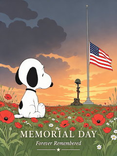 Snoopy Memorial Day Tribute