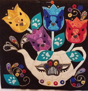 Colorful Folk Art Flowers