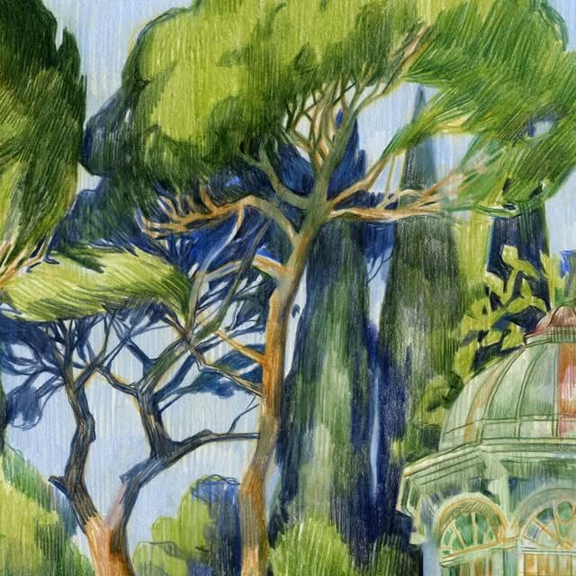 Trees and Garden Pavilion