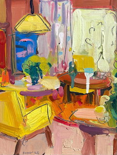 Small Interior by John Bokor