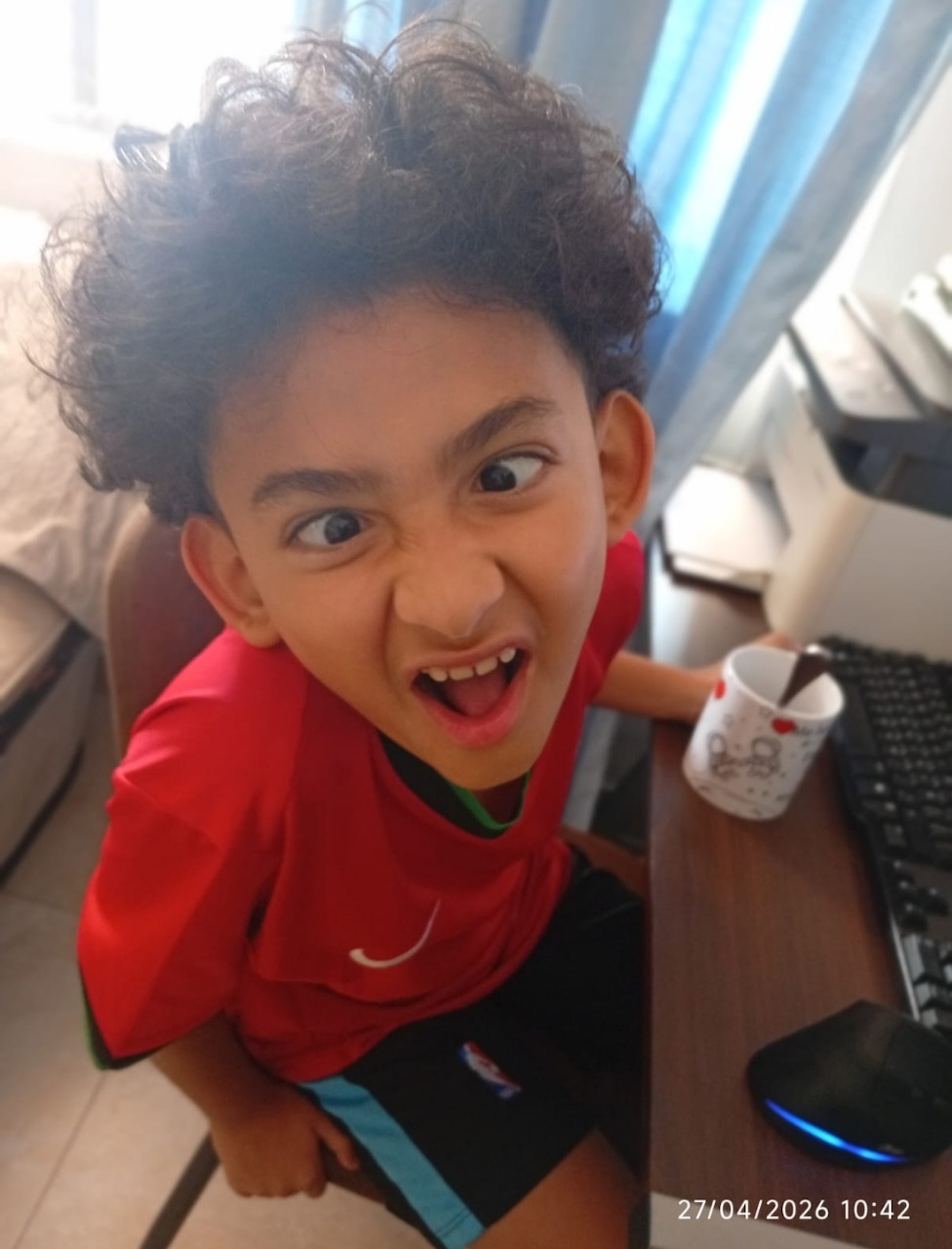 Playful Boy Silly Face