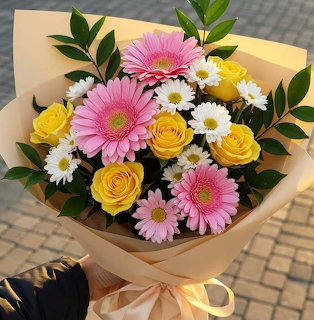 Pink Yellow Bouquet