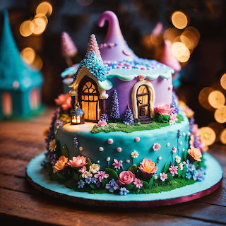 Fairy House Cake
