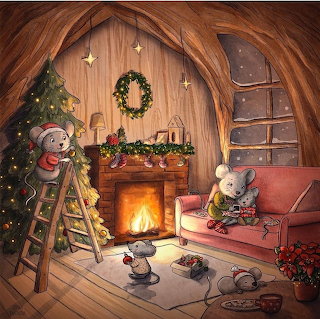 Christmas Mice Cottage