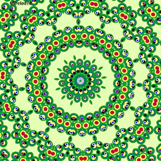 Green Mandala Pattern
