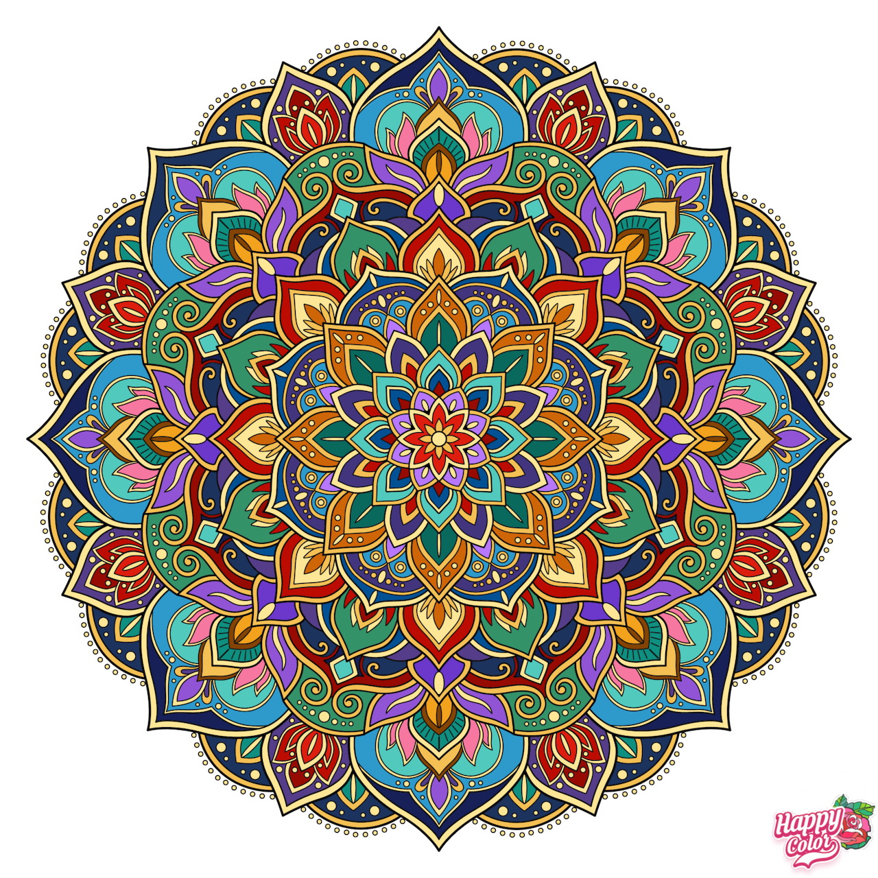 Colorful Mandala Art