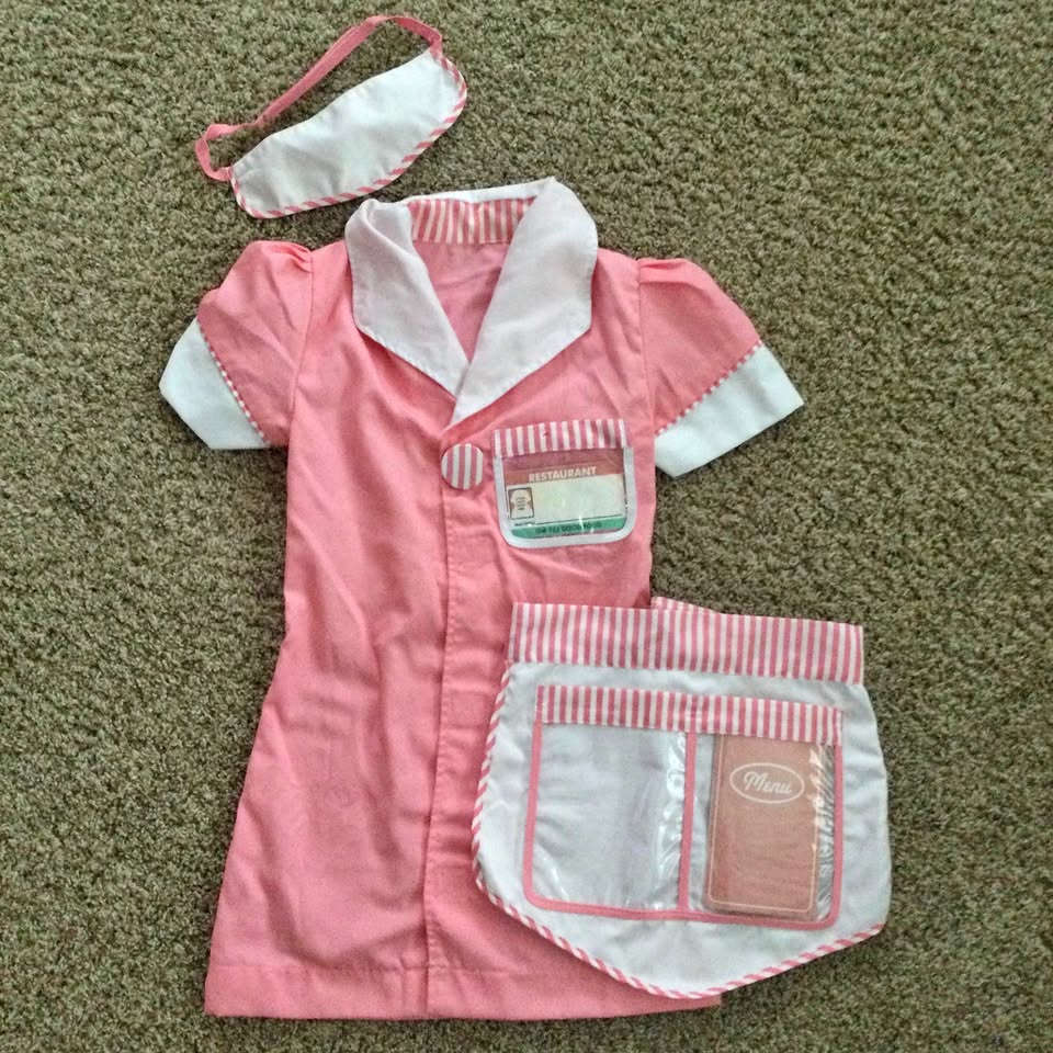 Pink Waitress Costume