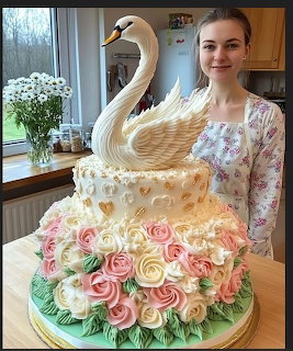 Swan Cake Girl