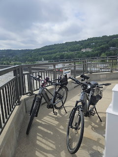 Bikes on River Deck