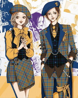 Anime Girls Plaid Fashion