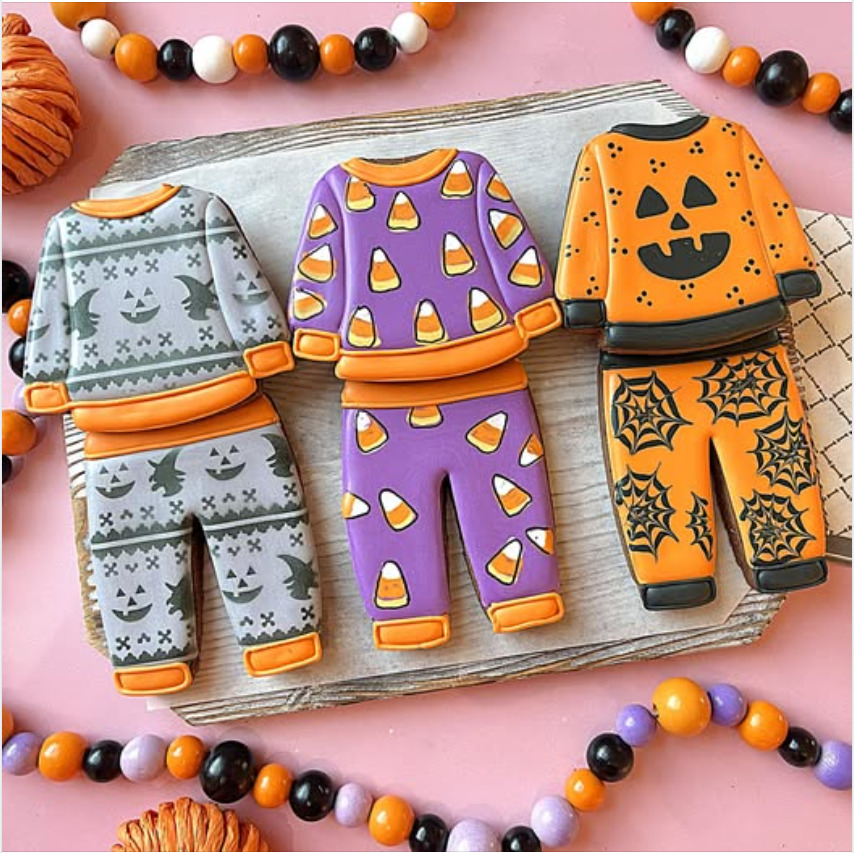 Halloween Pajama Cookies
