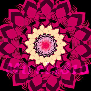 Pink Mandala Flower Pattern