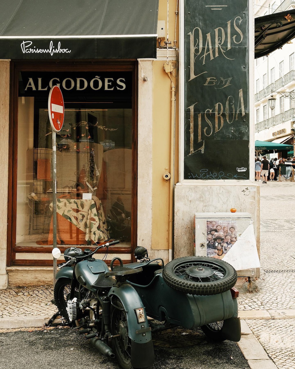 Vintage Sidecar Motorcycle Lisboa