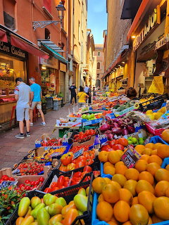 Bologna Italy Street Market
