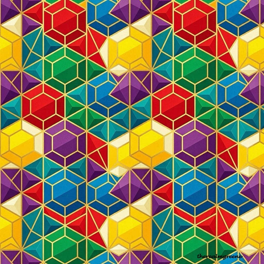 Jewel Tone Pattern