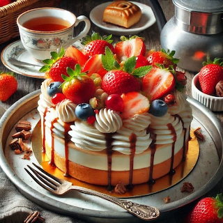 Strawberry Cream Cake