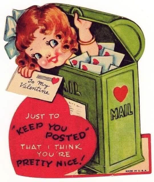 Vintage Valentine Card