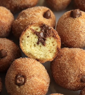 Chocolate Filled Donut Holes