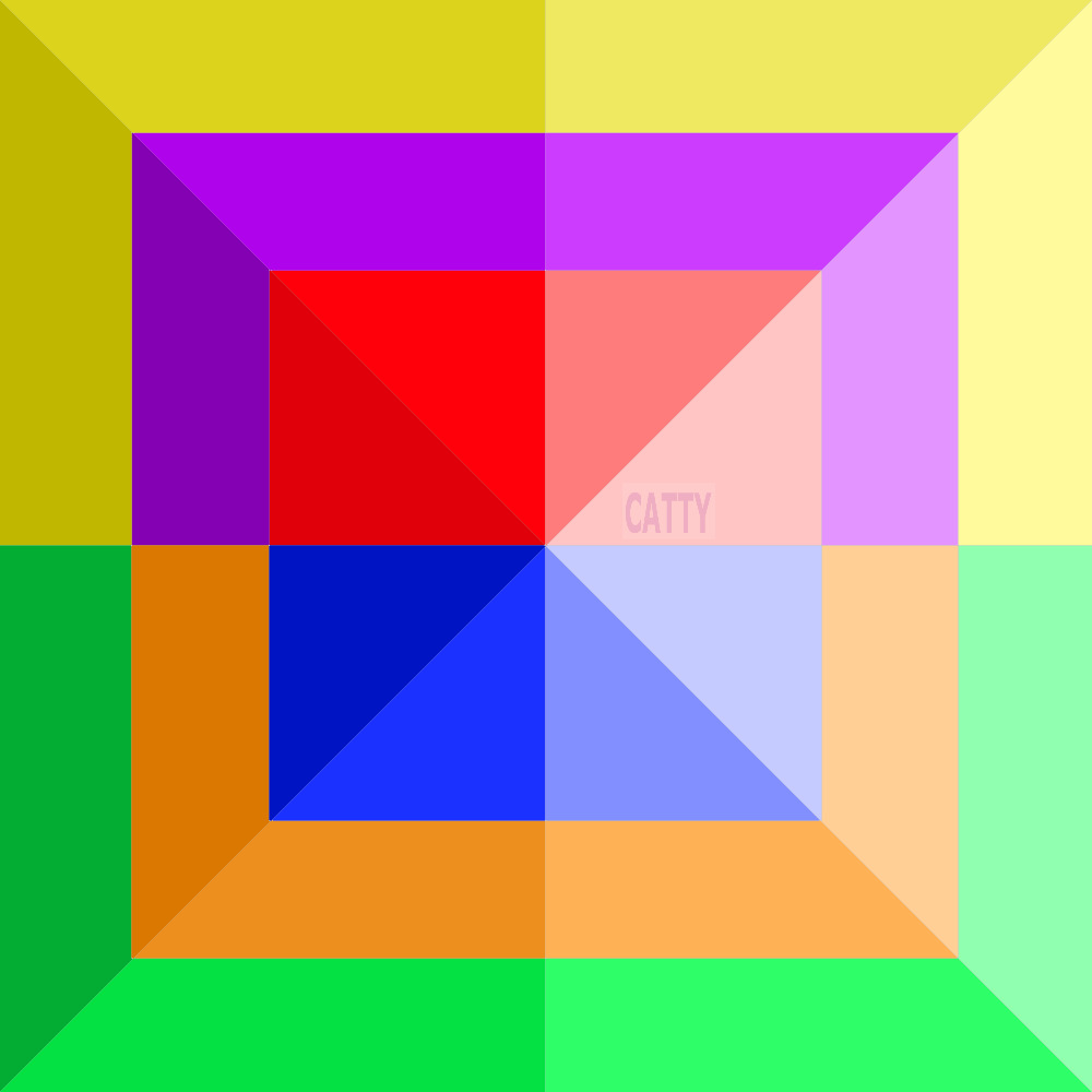 Abstract Geometric Color Blocks
