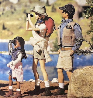 Hiker Dolls by Lake