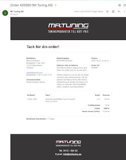 Order Confirmation Email