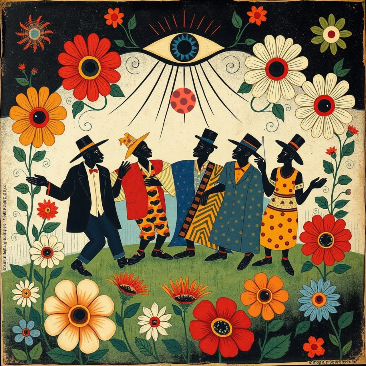 All-Seeing Eye Folk Art