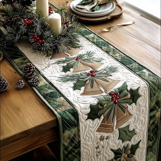 Evergreen Christmas Table