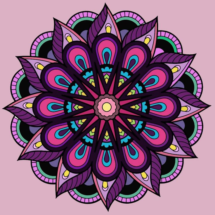 Purple Mandala