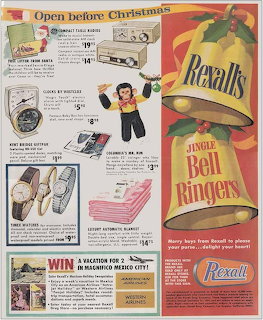 Vintage Christmas Advertisement Collage