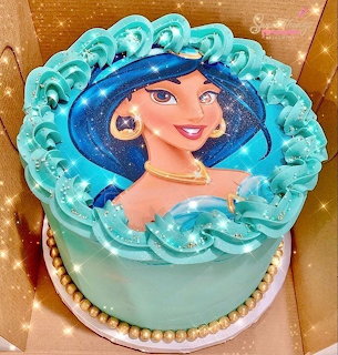 Princess Jasmine Decorated Cake