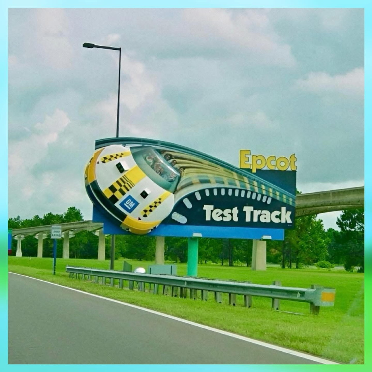 Epcot Test Track Sign