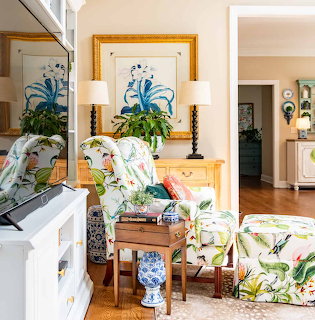 Floral Living Room