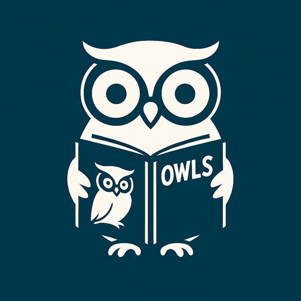 Owl Reading Book