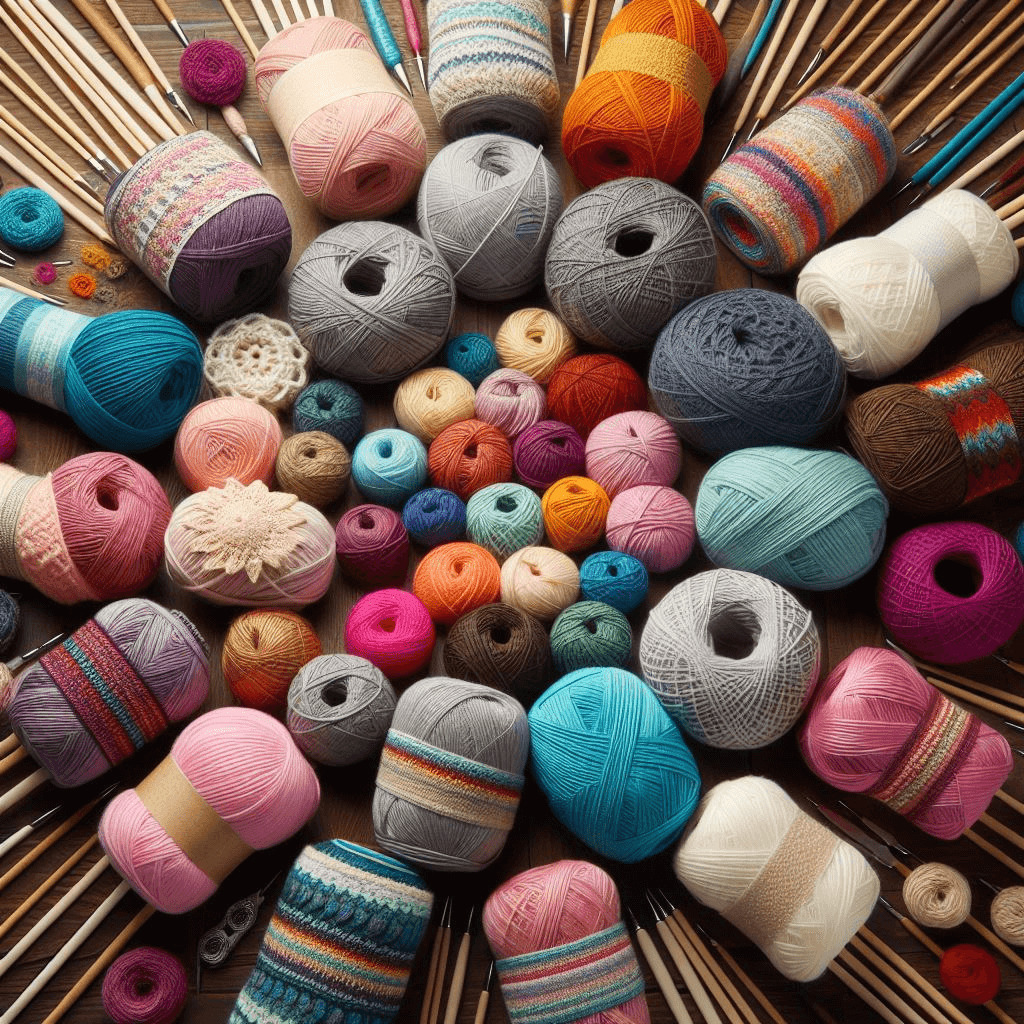 Colorful Yarn Balls Collection