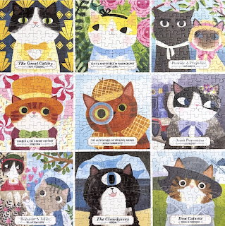 Cat Portrait Collage Grid