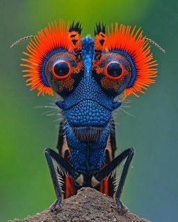 Colorful Exotic Insect Macro