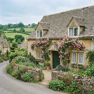 Cotswold Stone Cottage Garden