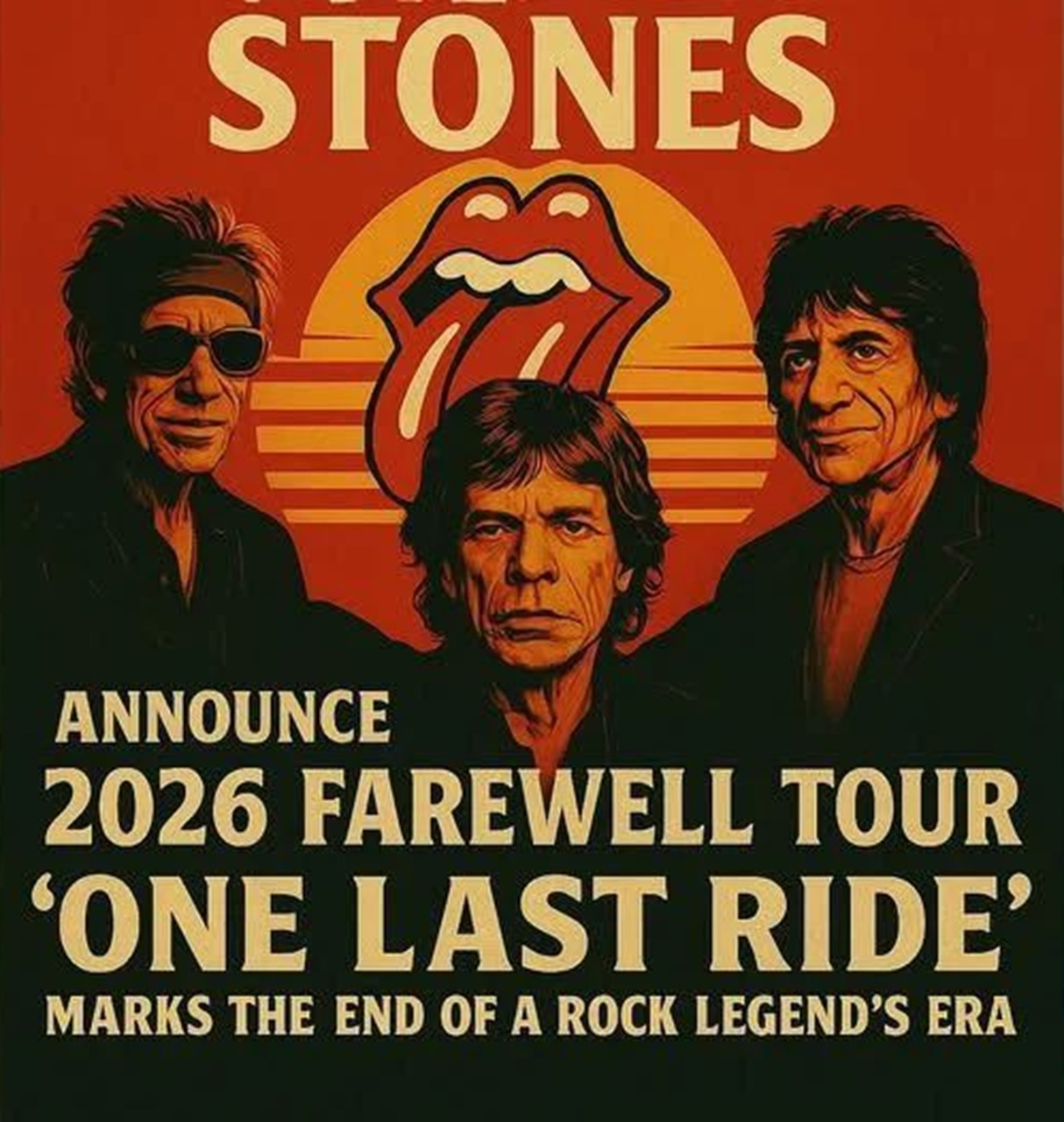 Rolling Stones Farewell Tour Poster