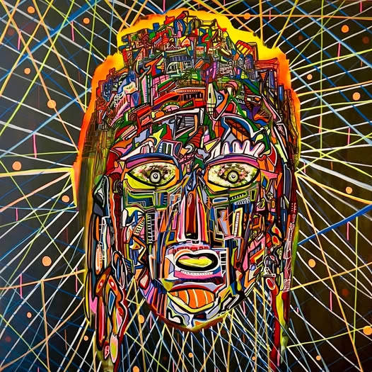 Abstract Face Art