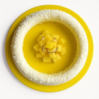 Yellow Rose Cake Overhead