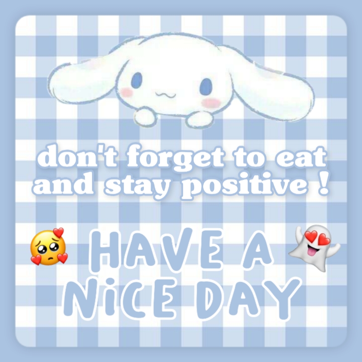 Cinnamoroll Motivational Message