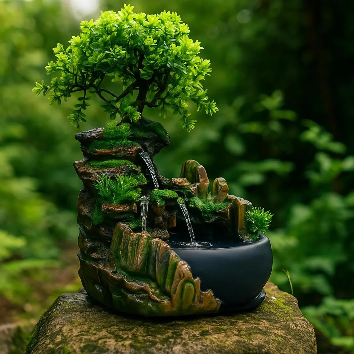 Miniature Zen Bonsai Fountain