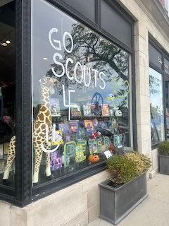 Go Scouts Store Window Display