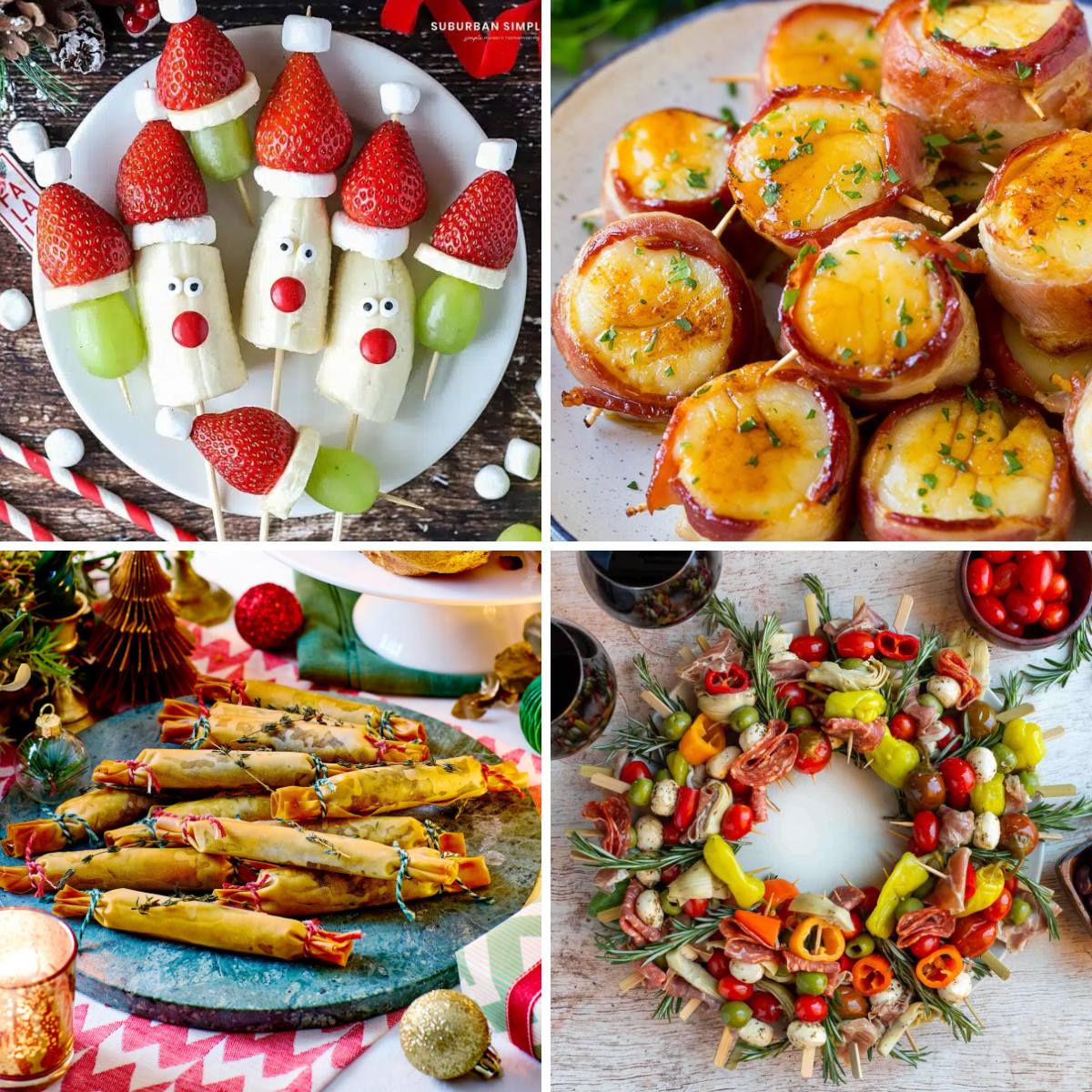 Christmas Food Collage