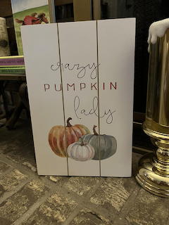 Pumpkin Lady Sign